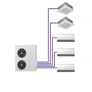 เครื่องปรับอากาศแบบแยกส่วนหลายโซน 12.5-16 กิโลวัตต์ |   ระบบ VRF 220V 50Hz ใช้สารทำความเย็น R410A ประหยัดพลังงาน COP 3.9 ควบคุมผ่านแอปพลิเคชัน  ยูนิตภายนอกอาคาร รองรับการใช้งานแบบหลายโซน - Product Image 3