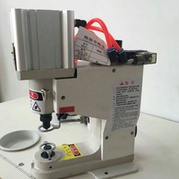 Machine automatique à entraînement direct pneumatique pour l'application de œillets et de boutonnières avec poinçonneuse infrarouge pour œillets de chaussures industriels