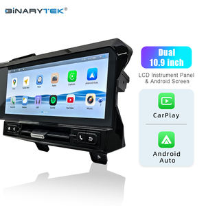 Nuovo Autoradio Android con Doppio Schermo da 10.9'' Lettore <span class=keywords><strong>DVD</strong></span> Quadro Strumenti Digitale per Jeep Wrangler 2018-2022 Tachimetro Cruscotto - Product Image 3