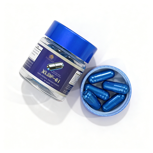<b>Men's</b> Natural Health Capsule Herbal Dietary Fiber Capsule for Daily Energy Customized Blue Label Bottle Option OEM/ODM - Product Image 5