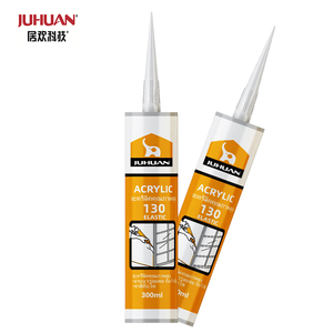 JUHUAN Premium 300ml Adhésif de construction en <span class=keywords><strong>silicone</strong></span> <span class=keywords><strong>acrylique</strong></span> soluble dans l'eau <span class=keywords><strong>blanc</strong></span> pour sceller et emballer - Product Image 2
