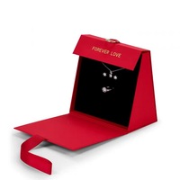 Maßgefertigte Verpackungs-Papierbox: Heißgeprägte Starre Schmuck-Geschenkbox mit Griff, Luxuriöse Klappbox | Hochwertige Verpackung für Halsketten/Ohrringe/Ringe