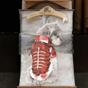 WPET Anjing Poliester Tebal Klasik Lucu Bermotif Kotak-kotak Tahan Angin Ramah Kulit Nyaman Hangat Terjaga Musim Dingin Ulang Tahun/Natal - Product Image 2