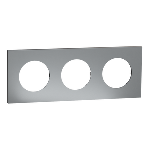 Neuf et original, <span class=keywords><strong>plaque</strong></span> à <span class=keywords><strong>3</strong></span> pôles en titane <span class=keywords><strong>Odace</strong></span> M. Titanium S915706 noire, garantie d'un an - Product Image 1