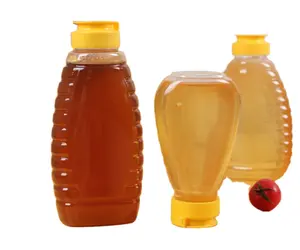 Bottiglie d'imballaggio di plastica della bottiglia della salsa delle bottiglie 360ml che imballano per le bottiglie di plastica di compressione del miele del Ketchup del peperoncino del pomodoro