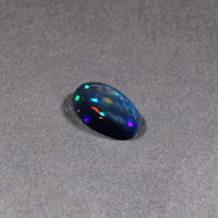 Cabochon ovale en opale noire naturelle de qualité supérieure 17X10MM 6.95Cts 1 pièce pierre précieuse pour la fabrication de bijoux au prix de gros