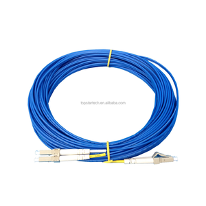 QK737A LC-LC Multi-mode 40G OM4 Duplex Fiber Optic <b>Cable</b> (50/125μm, 50-meter, LSZH, UPC) - Product Image 2