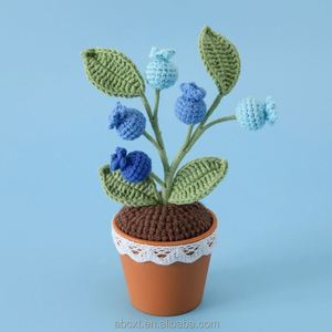 Mini Crochet Tricoté Décoratif pour la Maison : Fruits, Fleurs et Plantes en Pot – Idéal pour Mur, Bureau, Noël, Mariages, Fêtes, Nouvel An – Cadeau Parfait - Product Image 5