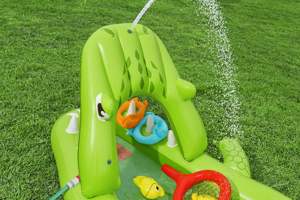 Bestway 53169 PVC gonflable extérieur jardin pataugeoire plus tard Gator enfants gonflable eau jouer centre et piscine - Product Image 2