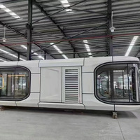 Nouvelle structure en acier sécurisée, conteneur modulaire préfabriqué pour plage, maison préfabriquée type capsule Apple, bureau, école rapide, centre commercial