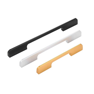 Kenop Lemari Aluminium Alloy, Perlengkapan Furnitur, Gagang Pintu Lemari, Warna Emas Hitam, Kenop Kabinet, Kenop Laci, Kenop Dapur - Product Image 4