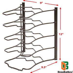 Étagère de rangement pour casseroles de <span class=keywords><strong>cuisine</strong></span>, multi-usages, fixation murale, installation fixe pour la maison, le restaurant, organisateur d'ustensiles de <span class=keywords><strong>cuisine</strong></span>, support pour casseroles - Product Image 2