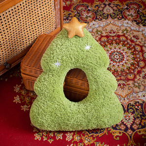 Décorations <span class=keywords><strong>de</strong></span> vacances <span class=keywords><strong>de</strong></span> Noël coussins arbre <span class=keywords><strong>de</strong></span> Noël en peluche poupée mignon bonhomme <span class=keywords><strong>de</strong></span> neige wapiti bébé coussin père noël rouge pomme poupée - Product Image 6