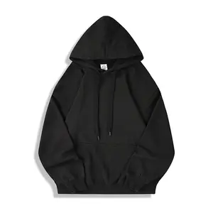 Free sample oversized heavyweight high quality 100 cotton luxury thick cotton quality men's hoodies