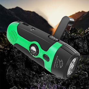 Radio de Emergencia Manual Hannah con Linterna LED, Equipo de Supervivencia Portátil para Exteriores, Herramienta de Rescate Compacta Multifunción - Product Image 1