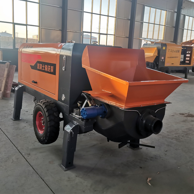 Small Diesel Mini Concrete Pump Truck 30m Capacity 60m Vertical Reach Motor High Efficiency