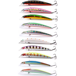 <span class=keywords><strong>Banshee</strong></span> – leurre flottant de type Jerkbait, appât artificiel de type poisson nageur, avec yeux 3D brillants et peu profonds, pour la pêche au bar, vente <span class=keywords><strong>en</strong></span> gros, 115mm, VM01 - Product Image 2