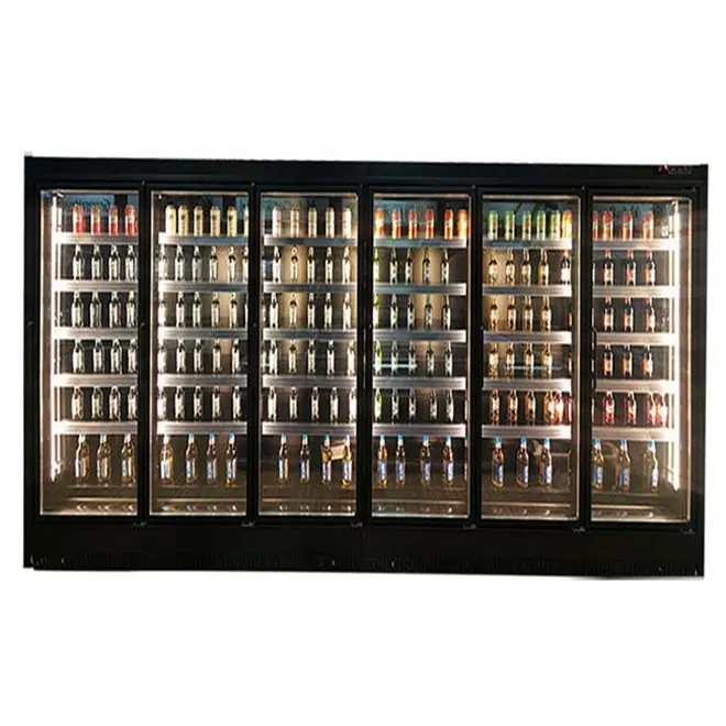 Réfrigérateur à bière haut de gamme, congélateur Vertical, vitrine verticale, refroidisseur à bière, vin