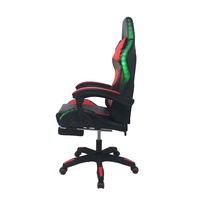 Chaise de jeu et d'étude RGB LED pour le bureau à domicile, le travail, le jeu et les loisirs
