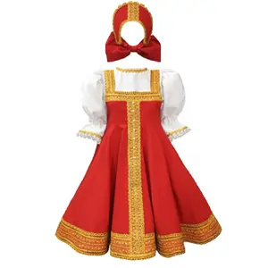 Halloween European and American Children Russian Girls National Costumes Cosplay Festival Party Stage Costumes