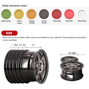 ล้อแม็กซ์อัลลอยด์ฟอร์จ 2 ชิ้น สีโรสโกลด์ ลายหลายก้าน ขนาด 18-24 นิ้ว สำหรับรถยนต์  ขายดี - Product Image 4