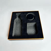 Boîte de papier plat pliable de magnétisme personnalisé de luxe pour boîte d'emballage de boisson alcoolisée boîte de bouteille d'huile essentielle