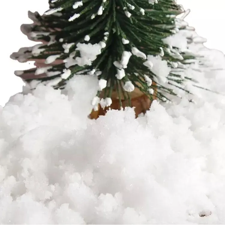 Sodium Polyacrylate Creative Artificial Winter Fake Christmas Decoration Fluffy Non Toxic Instant Snow Powder