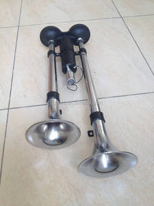 Trompetas grandes <span class=keywords><strong>de</strong></span> hierro cromado con tanque <span class=keywords><strong>de</strong></span> aire - Product Image 2