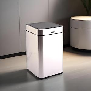 Induction Smart Open Lid Désinfection Grand Métal Double Seau Cuisine Acier Inoxydable <span class=keywords><strong>Poubelle</strong></span> Caractéristiques Intelligentes pour Poubelles - Product Image 6