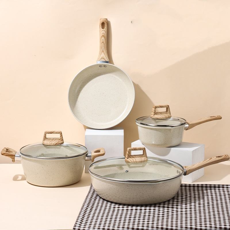 Ensembles de pots blancs 18 cm-24 cm-26 cm-32 cm