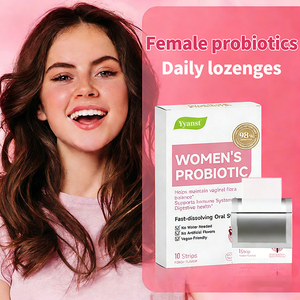 Stock disponible – Bandes buccales probiotiques OEM pour femmes, 10 unités, mélange canneberge et D-Mannose, pour la santé de la flore féminine et digestive - Product Image 2