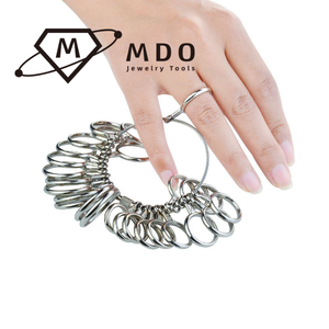 0-13 Us Sizer Chroom Stalen <span class=keywords><strong>Ring</strong></span> Doorn Sizer Stick En Roestvrij Staal <span class=keywords><strong>Ring</strong></span> Sizer Gauge Vinger Dimensionering Tool Voor Sieraden Maken - Product Image 6