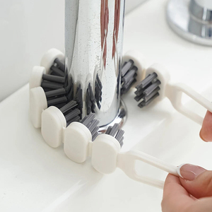 Wholesale Multipurpose Cleaning <b>Brush</b> Bathroom Shower <b>Scrub</b> Kitchen Flexible Stiff Bristles Grout Cleaner Scrubber - Product Image 5