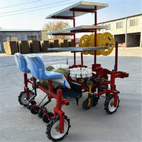 Machine à repiquer les légumes à deux rangées, pour patates douces, tomates, oignons ; machine de transplantation