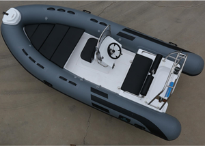 China Bateau Center Console Pvc Racing Rafting Hypalon Sport Cabin Cruiser passeggero rigido barca usata per l'acqua - Product Image 5