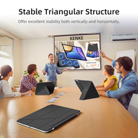 Kenke Origami Y Fold Magnétique PU Cuir Smart Auto Sleep Wake Cover Case pour iPad Pro 7th 13 Inch