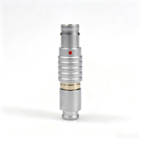 Conectores Circulares de Teclado Mecánico de Empuje y Tracción, Serie B Única, Precisión FGG 0B 2 3 4 5 6 7 Pines, Macho y Hembra