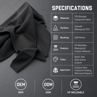 Tela Laminada de TPU de Camuflaje Ligera y Ecológica de Tacto Suave para Colchones Médicos y Equipo de Protección
