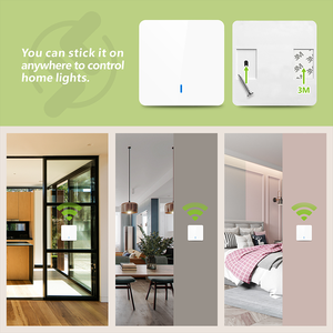 Hot bán 86 loại 433.92MHz push button không dây tường chuyển đổi điều khiển từ xa 1/2/3key - Product Image 5