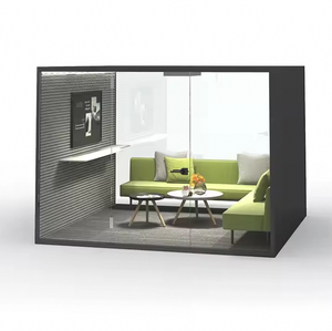 Cabine silencieuse mobile pour le jardin Cabine <span class=keywords><strong>téléphonique</strong></span> pour une personne insonorisée Espace de travail pour le bureau - Product Image 6