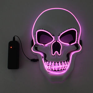 Muñeco de látex personalizado para fiesta, máscara de Halloween de plástico con luz LED de águila, horror, Carnaval, soul, payaso - Product Image 3