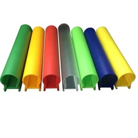 Shell Rouge Acrylique CoExtrusion Bar Profil PMMA PC Polycarbonate En Plastique led diffuseur de lumière pour Signalisation Essence Station Service