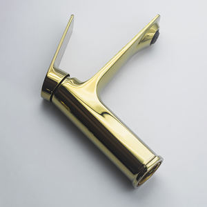 Luxurious Modern Single-Hole <strong>Basin</strong> Faucet Copper-Zinc Simple Design Ceramic <strong>Valve</strong> for Cold Hot Water Functions in Bathroom - Product Image 3