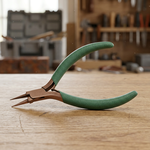 Green Stainless Steel Jewelry Pliers Nose Chain Nose Side <b>Cutter</b> 3-in-1 DIY Jewelry Making Tool for <b>Ring</b> Necklace Bracelet - Product Image 1