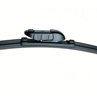 Lame d'essuie-glace universelle multi-adaptateur, 19 adaptateurs, couverture de 99 % des modèles de voitures mondiaux, lame d'essuie-glace sans armature de conception aérodynamique