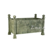 Fabricant de bacs et de jardinières rectangulaires Versailles, en acier galvanisé, en zinc, en métal, en fer, support de ressort européen, pays