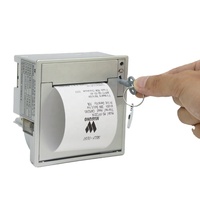 ¡Impresora térmica de papel de carga portátil y fácil, mecanismo de marca para recibo de facturas, código de barras e impresión de código QR en stock!
