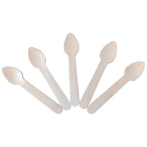 Atacado descartável Eco-Friendly mel colher conjunto utensílios incluindo garfo e colher para restaurantes - Product Image 5