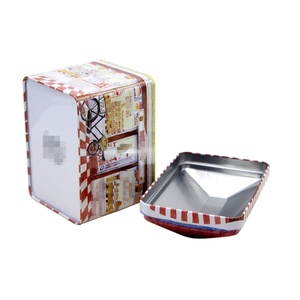 Di alta qualità colorful bella bella di figura della casa dei soldi della moneta scatola di latta con serratura - Product Image 4