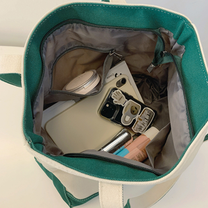 Borsa Personalizzata Ricamata per Damigelle, Regalo di Nozze, Borsa da Spiaggia in Tela Stile Classico per Donne - Product Image 6
